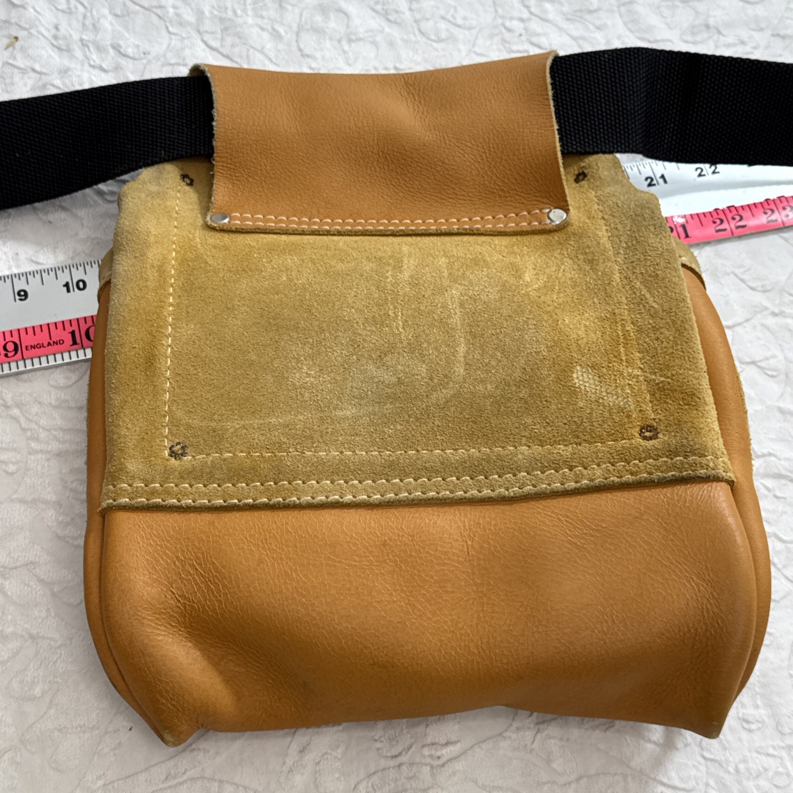 CRAFTSMAN LEATHER TOOL CARPENTER’S BELT POUCH W/BELT #940645 And #664 Lot