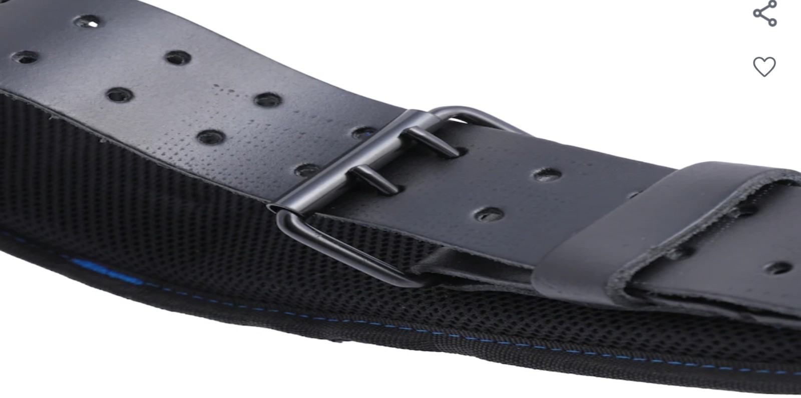 Kobalt Adjustable Padded Work Belt Steel Roller Buckle 2416814 Fits Up To 48 in