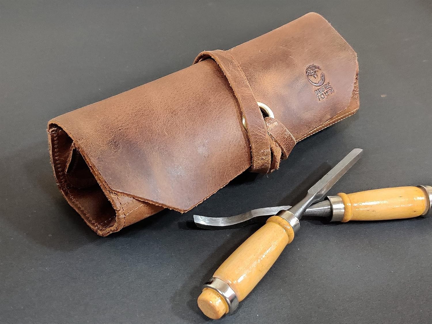 Perfect Father’s Day Gift: Leather Tool Roll Organizer