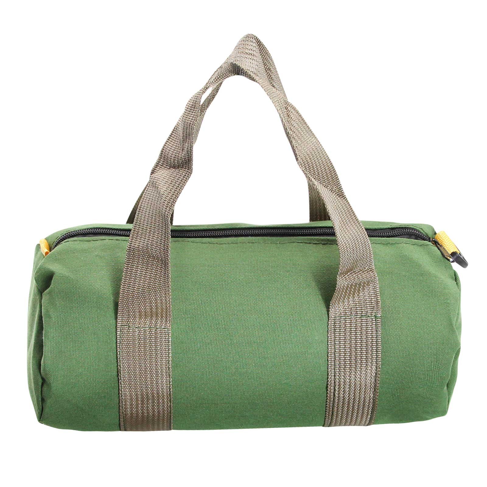 12in Heavy Duty Canvas Tool Bag with Zipper Muti-Purpose Portable Waterproof