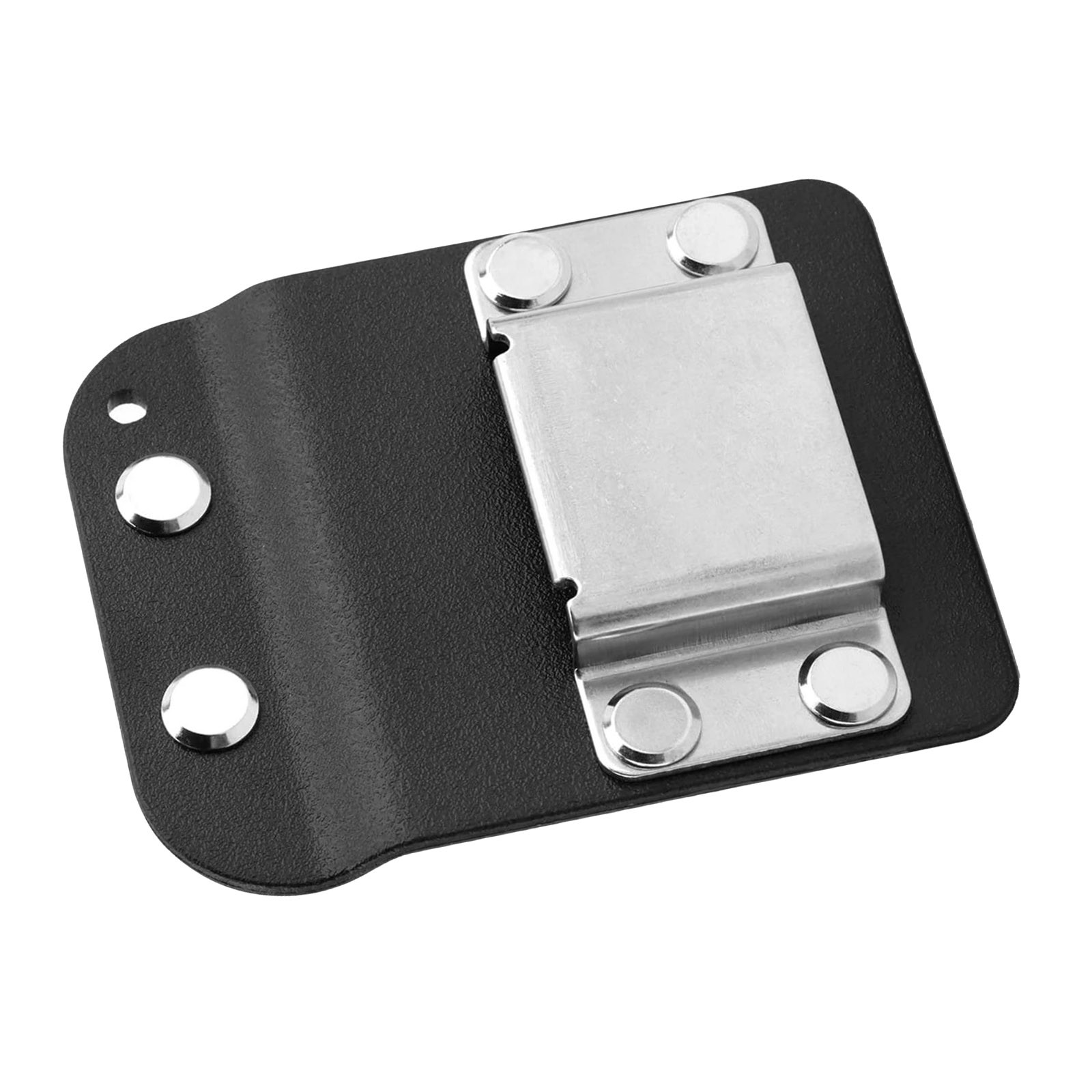 Tool Belt Clip Tape Measure Holder Black Metal Nylon Drill Holster Low Profile