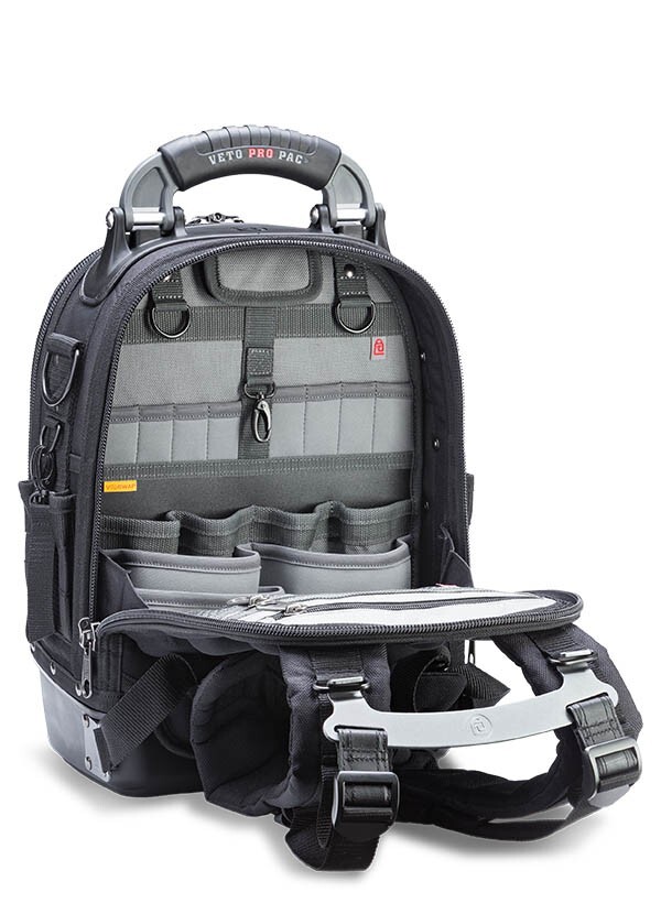 Veto Pro Pac Tech Pac MC Blackout Compact Full Featured Tool Bag