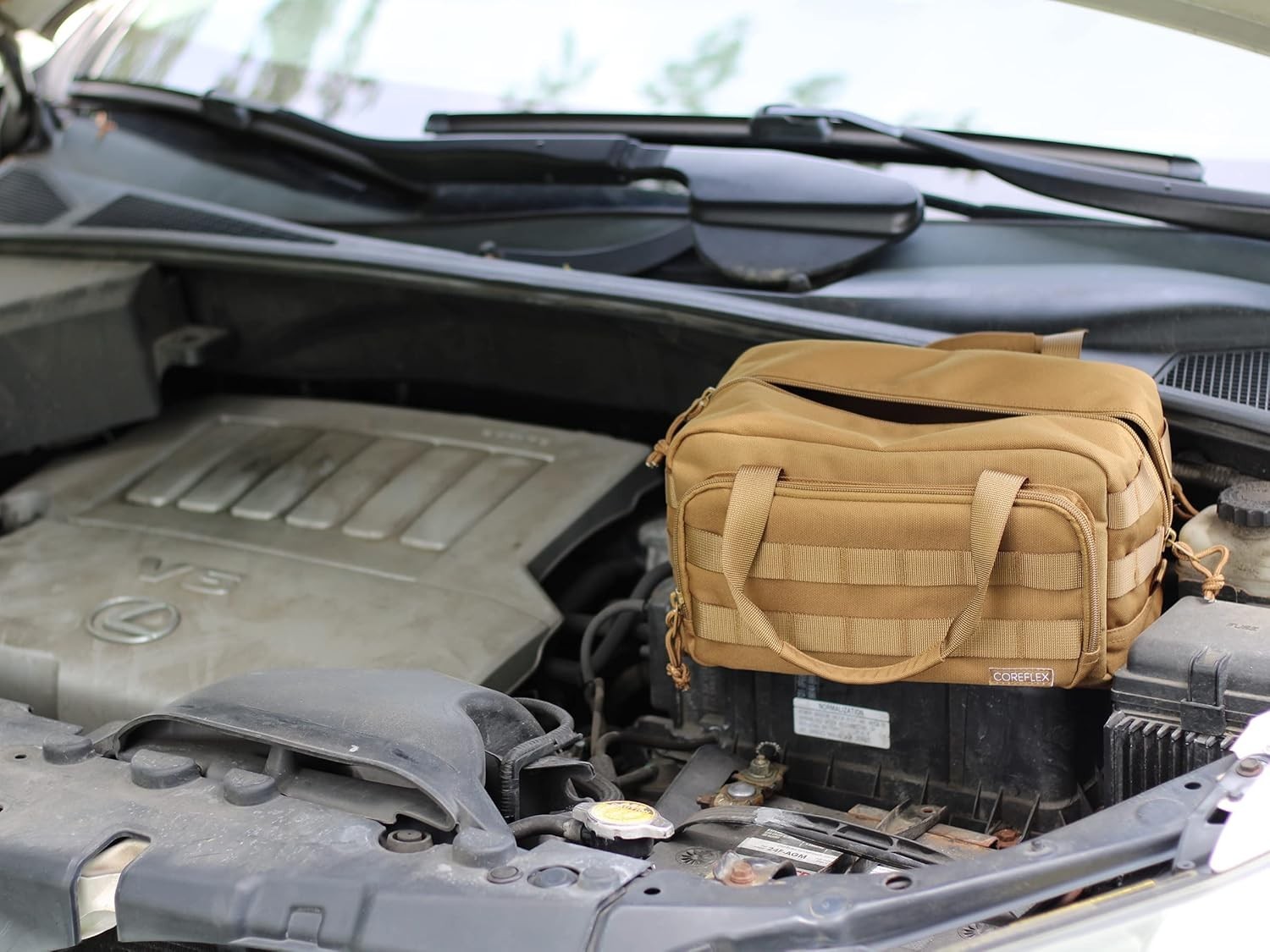 12-Inch Heavy-Duty Tool Bag – Versatile EDC Gear for Mechanics and Builders
