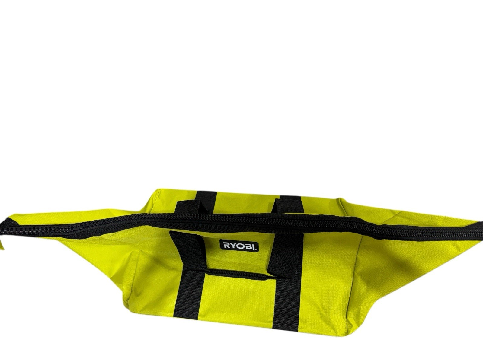 Ryobi Contractors Heavy Duty Canvas Tool Bag Wide Mouth 18X12X14 (OB)