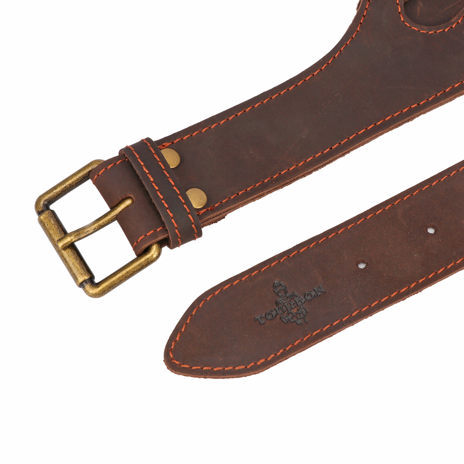 TOURBON Leather Garden Tools Carrier Belt Pouch Holster Workshop Florists Farmer