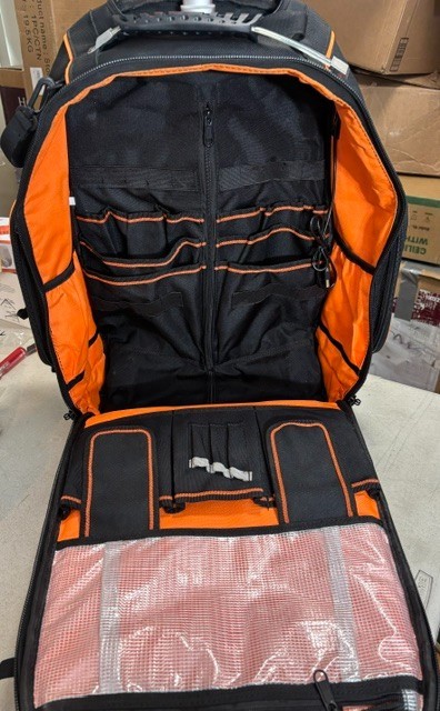 Rolling Tool Backpack Bag with Wheels, Heavy Duty Tool Bag on Wheels