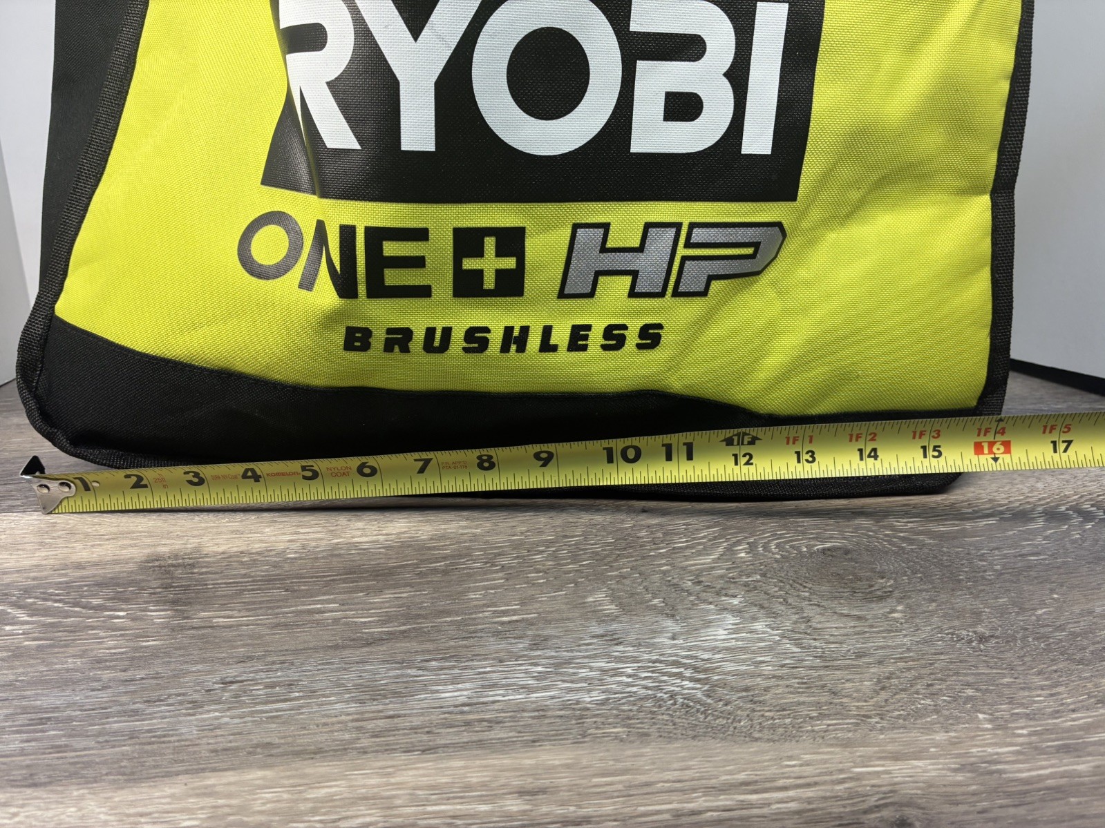 RYOBI ONE+ HP Heavy Duty Tool Bag 17x12x7 Contractor Storage Tote EUC