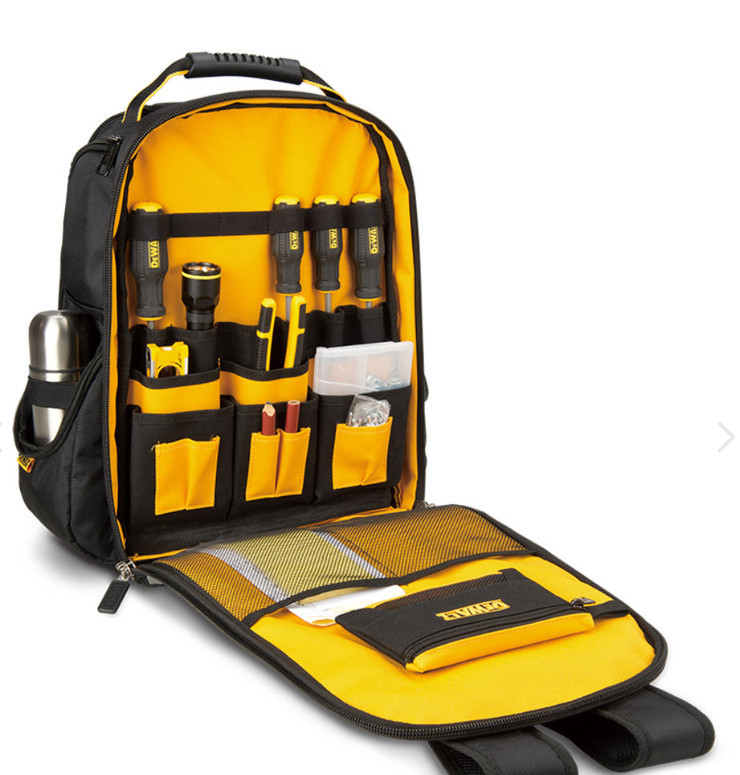 Genuine DeWalt Work Hand Tool Bag Backpack Rucksack Storage 76 Pocket DWST82927