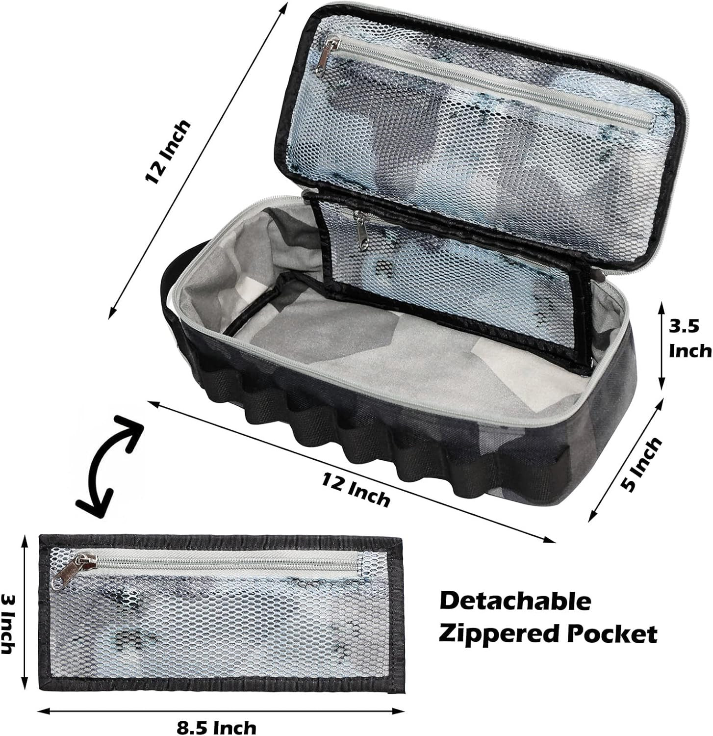 Rough Enough Portable Tool Bag – Compact EDC Pouch Organizer with Handle