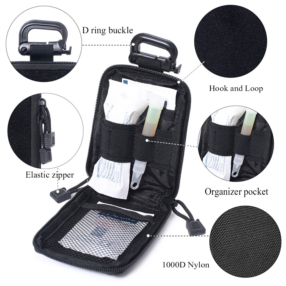 Tactical Tool Bag First Aid Kit Medical Rip Away EMT IFAK Survival Pouch