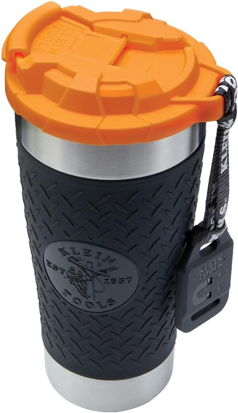 Tradesman Pro 21-Pocket Tool Backpack Kit with Tumbler & Key-Chain
