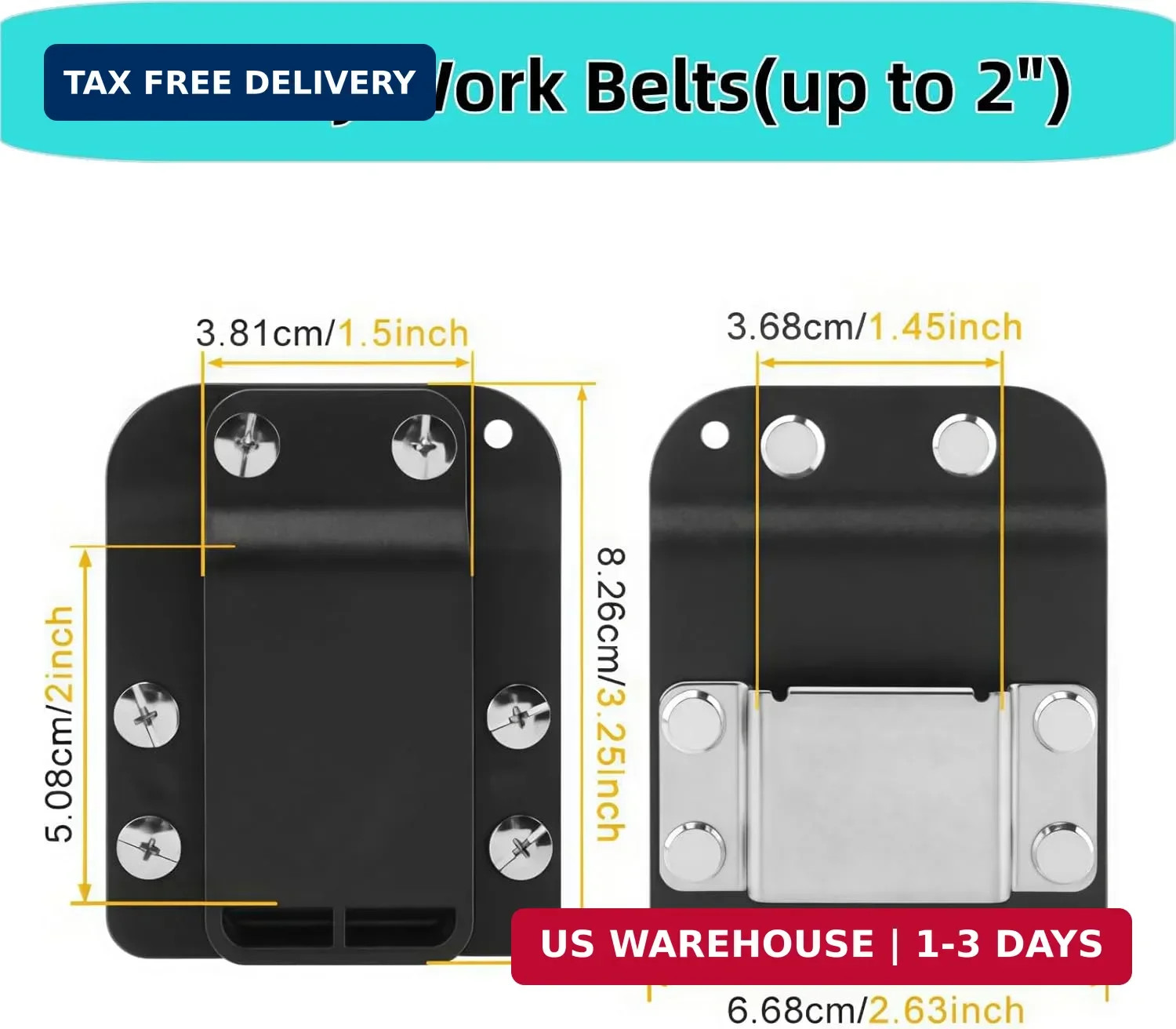 Drill Holder Belt Clip Holster for Cordless Drill Impact Driver Screwgun Fits 63