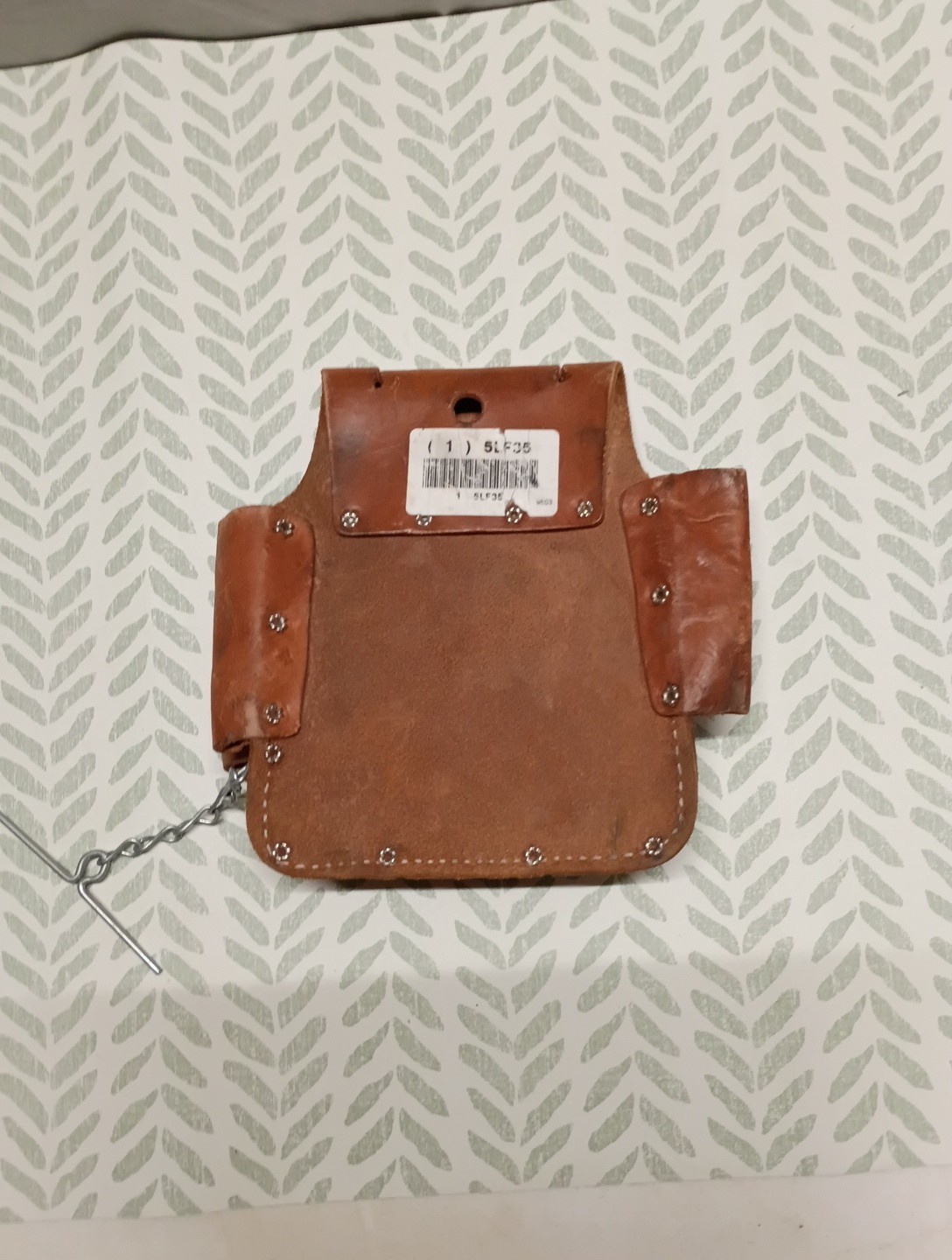 Clc Work Gear W603 Tool Pouch, Tool Pouch, Tan, Leather, 10 pocket / holders