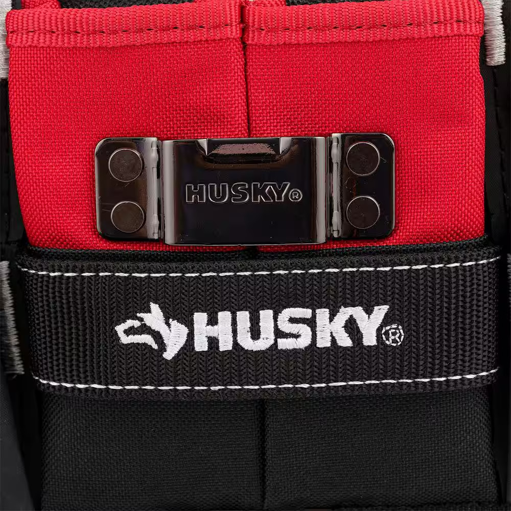 7 In. 3-Pocket Clip on Tool Belt Pouch