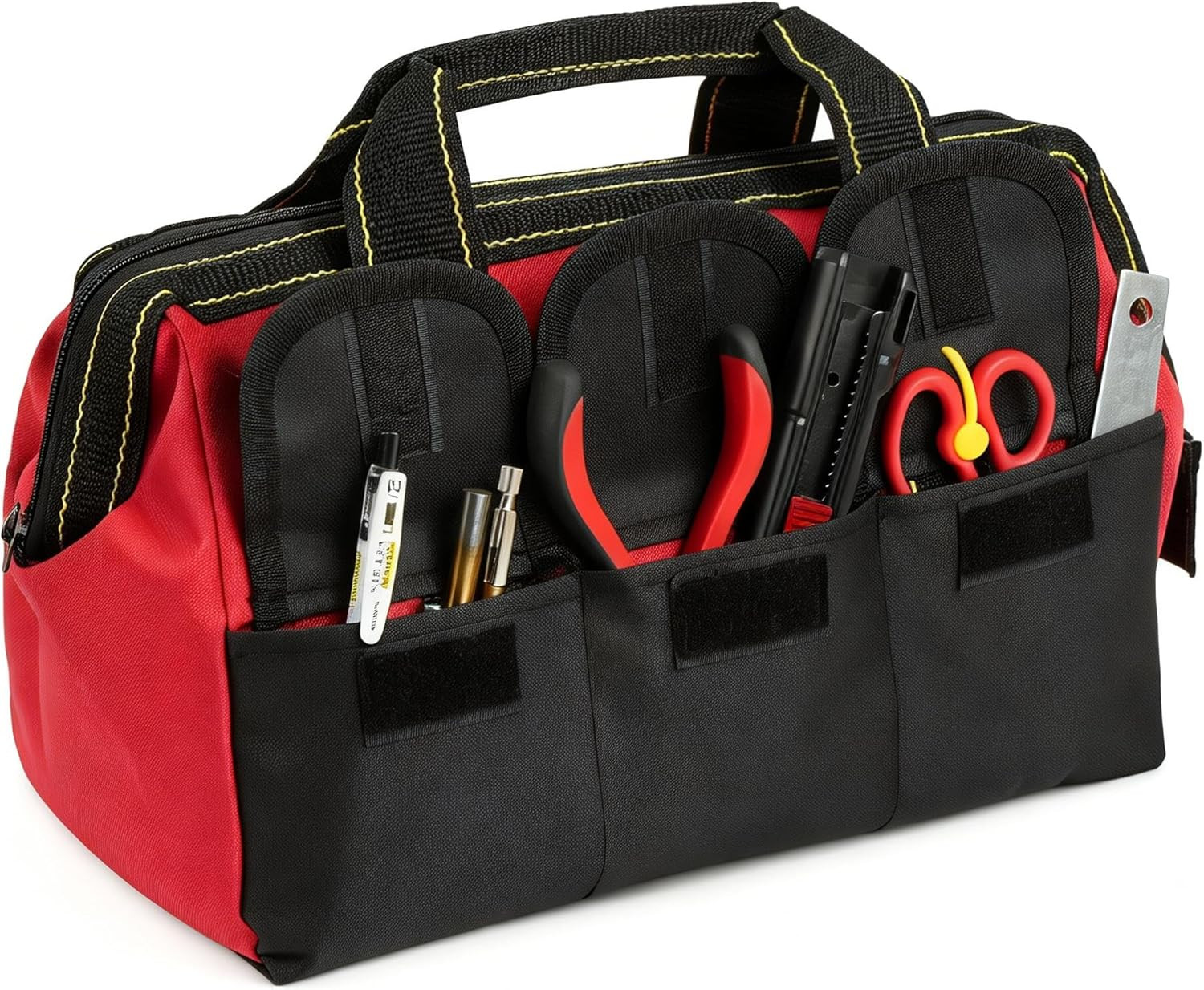 13-Inch Tool Bag Power Drill Drivers Storage Bag,Waterproof Hard Bottom, Heavy D