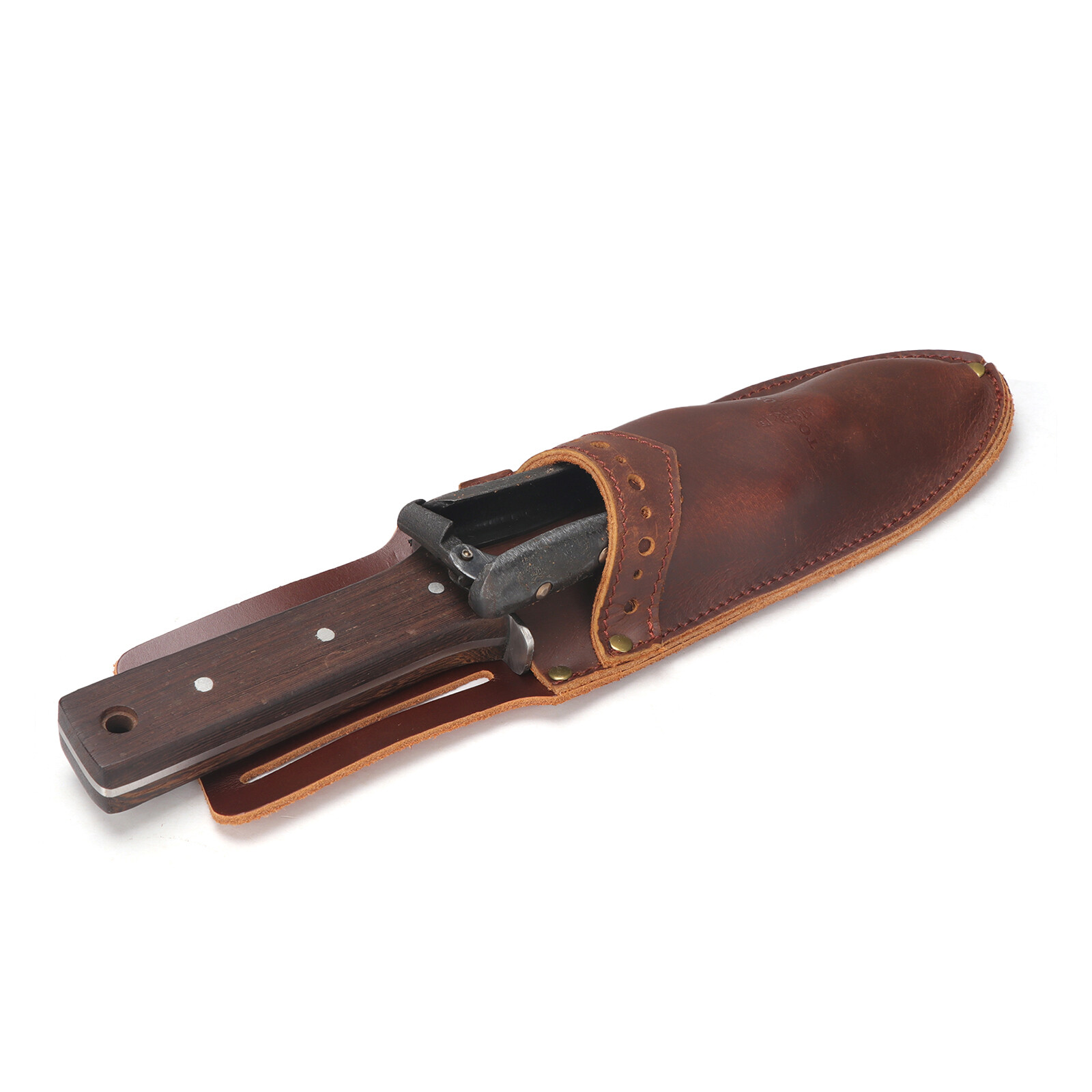 TOURBON Leather Garden Shears Sheath 2 in 1 Tools Case Scissors Saw Belt Holder