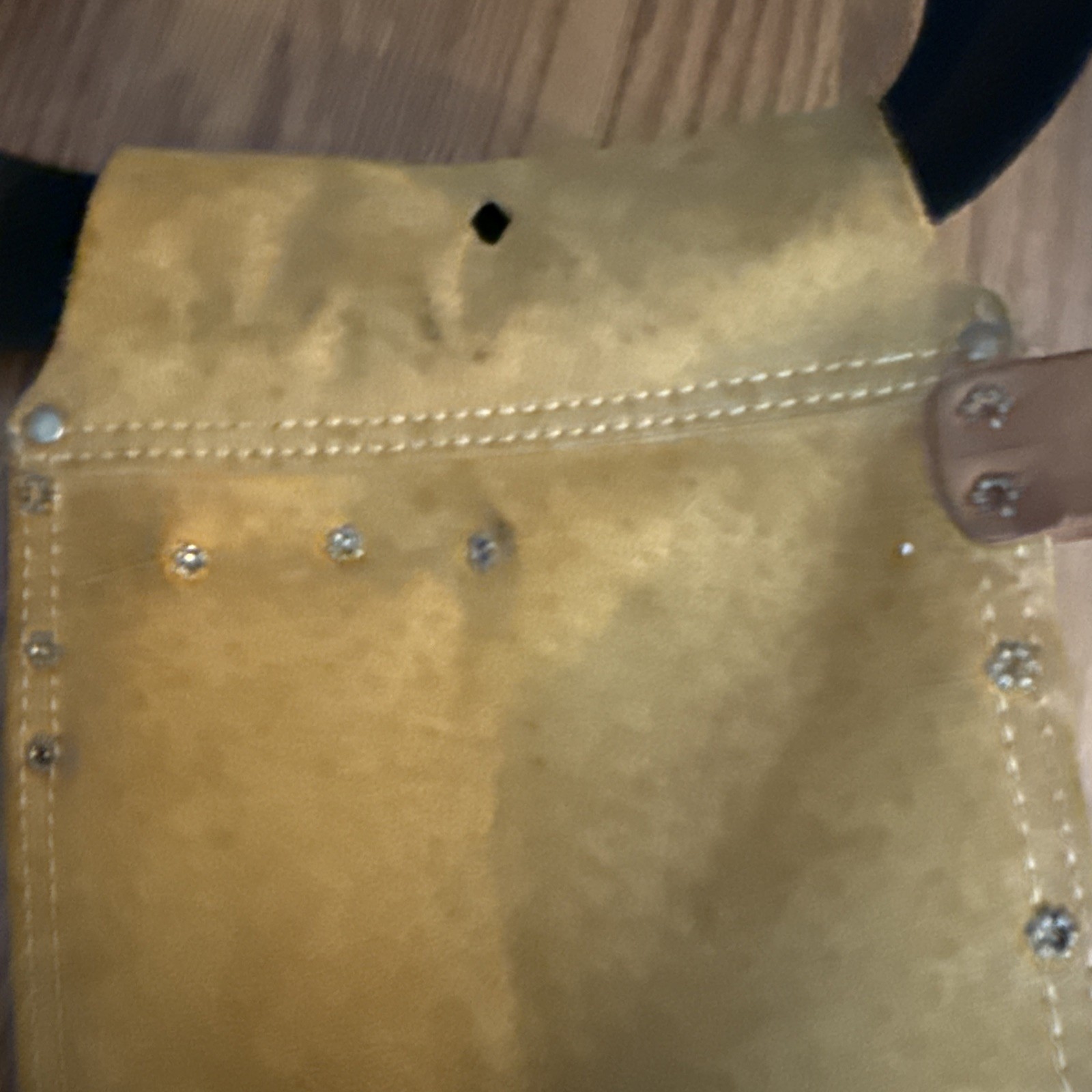 CLC Work Gear Suede Leather Tool Pouch with Belt Carpenter Electrician Holder