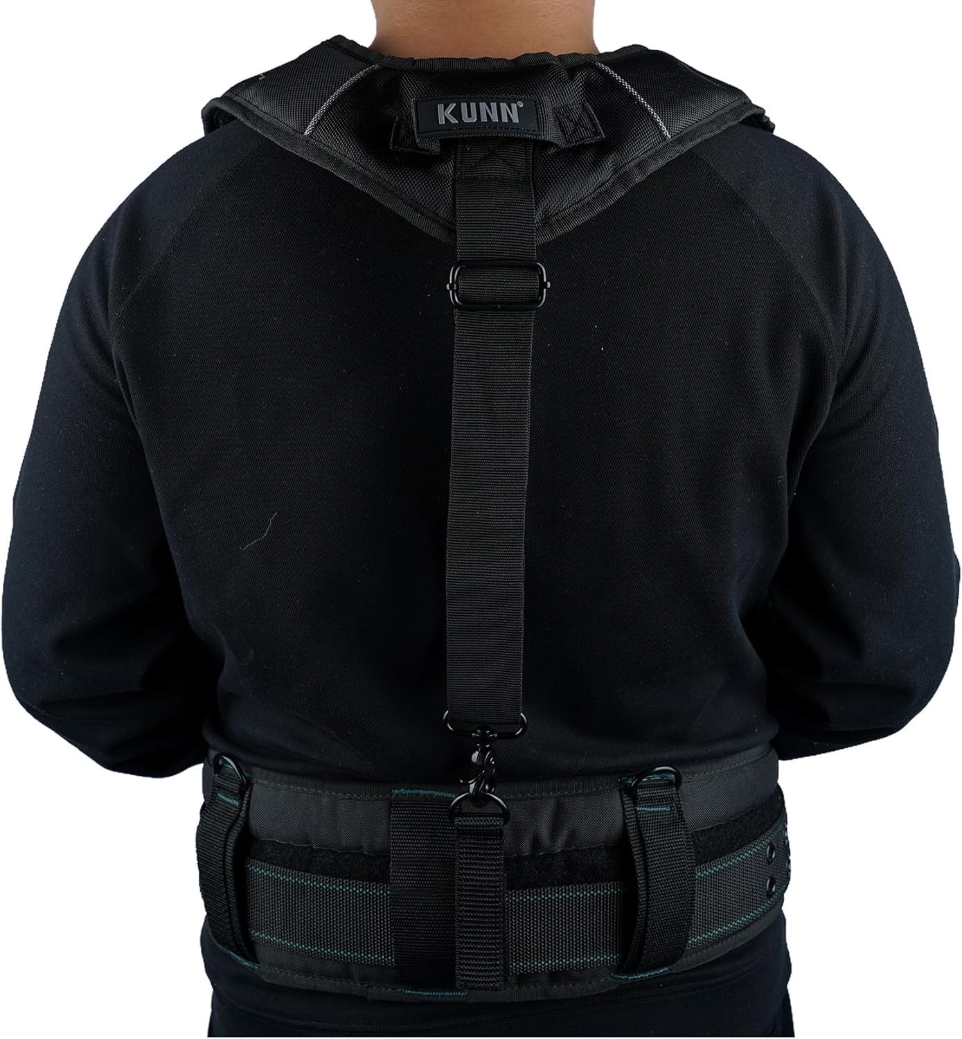 Heavy Duty 3-Point Padded Tool Belt Suspenders Construction Work Pouch Harness