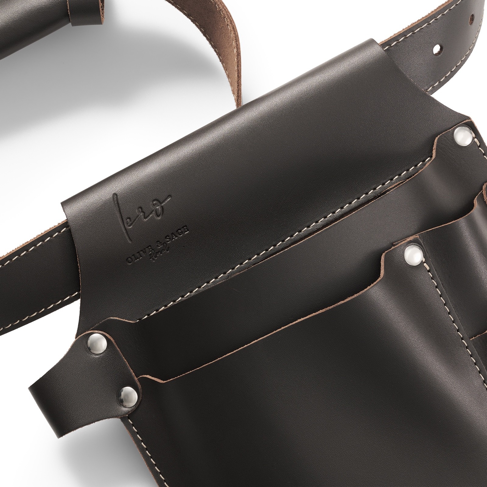 Adjustable Garden Belt — Leather Tool Belt. FLORIST tool belts. Leather belt.
