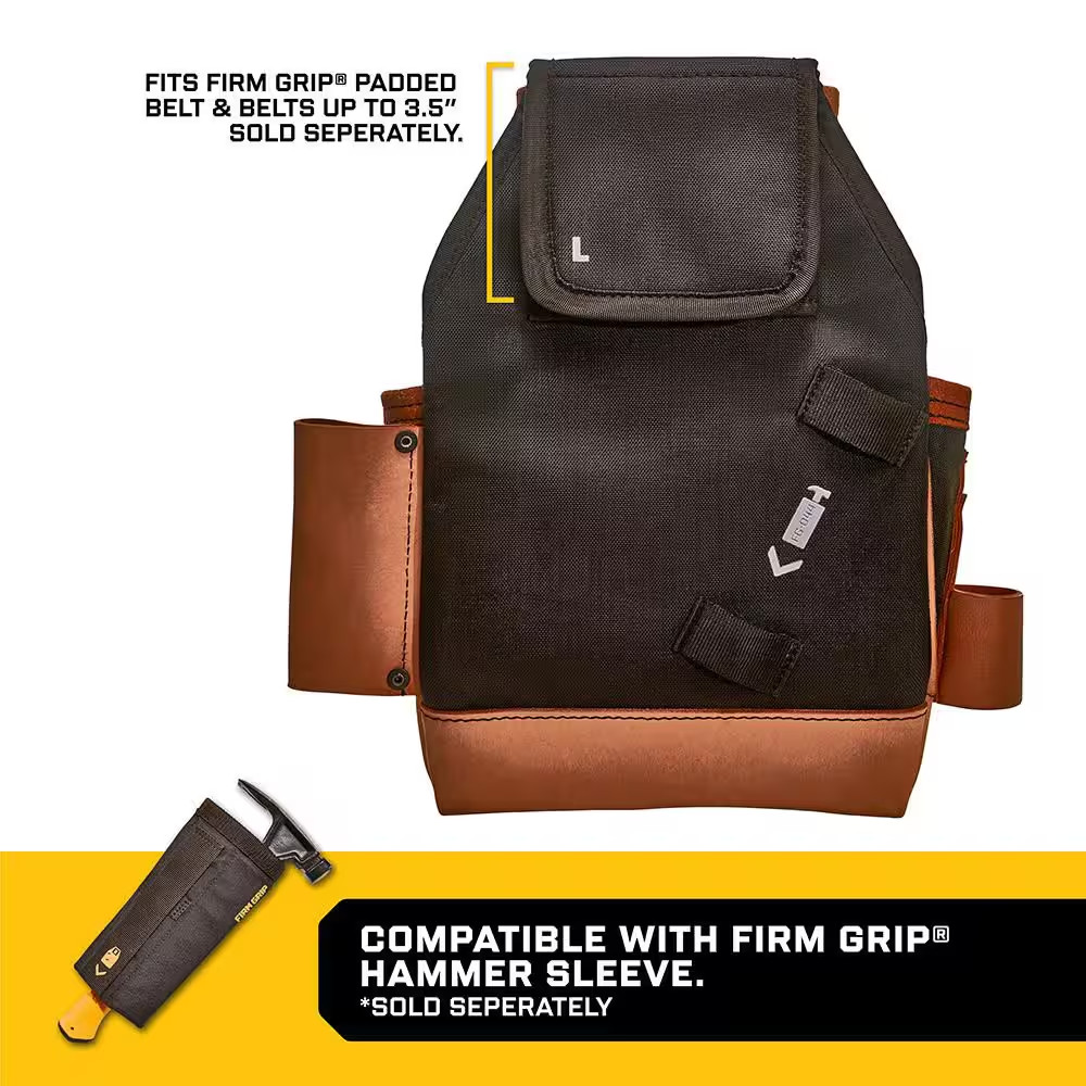 Build-A-Rig Hybrid Leather/Nylon Carpenter Fastener Pouch