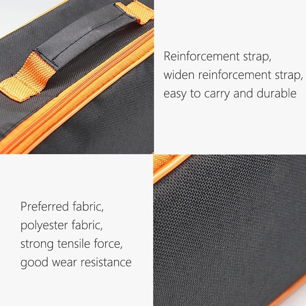 Vacuum Cleaner Tool Bag Storage Black PVC Appro 42*14.5*11cm Polyester