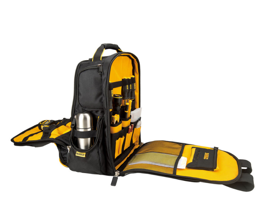 Genuine DeWalt Work Hand Tool Bag Backpack Rucksack Storage 76 Pocket DWST82927