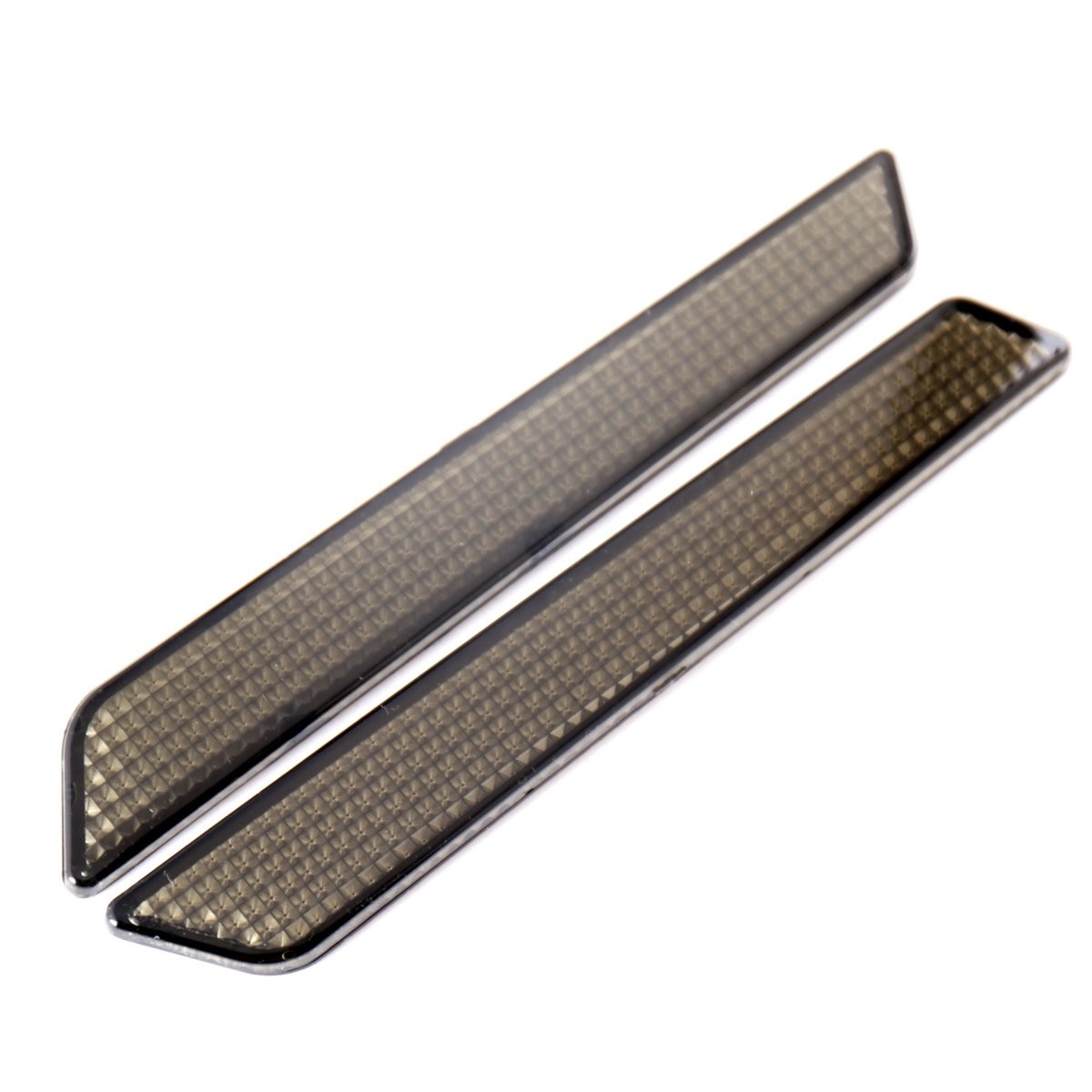 Black Saddlebag Outer Lid Hinge Latch Covers For Harley Touring Electra Road Str