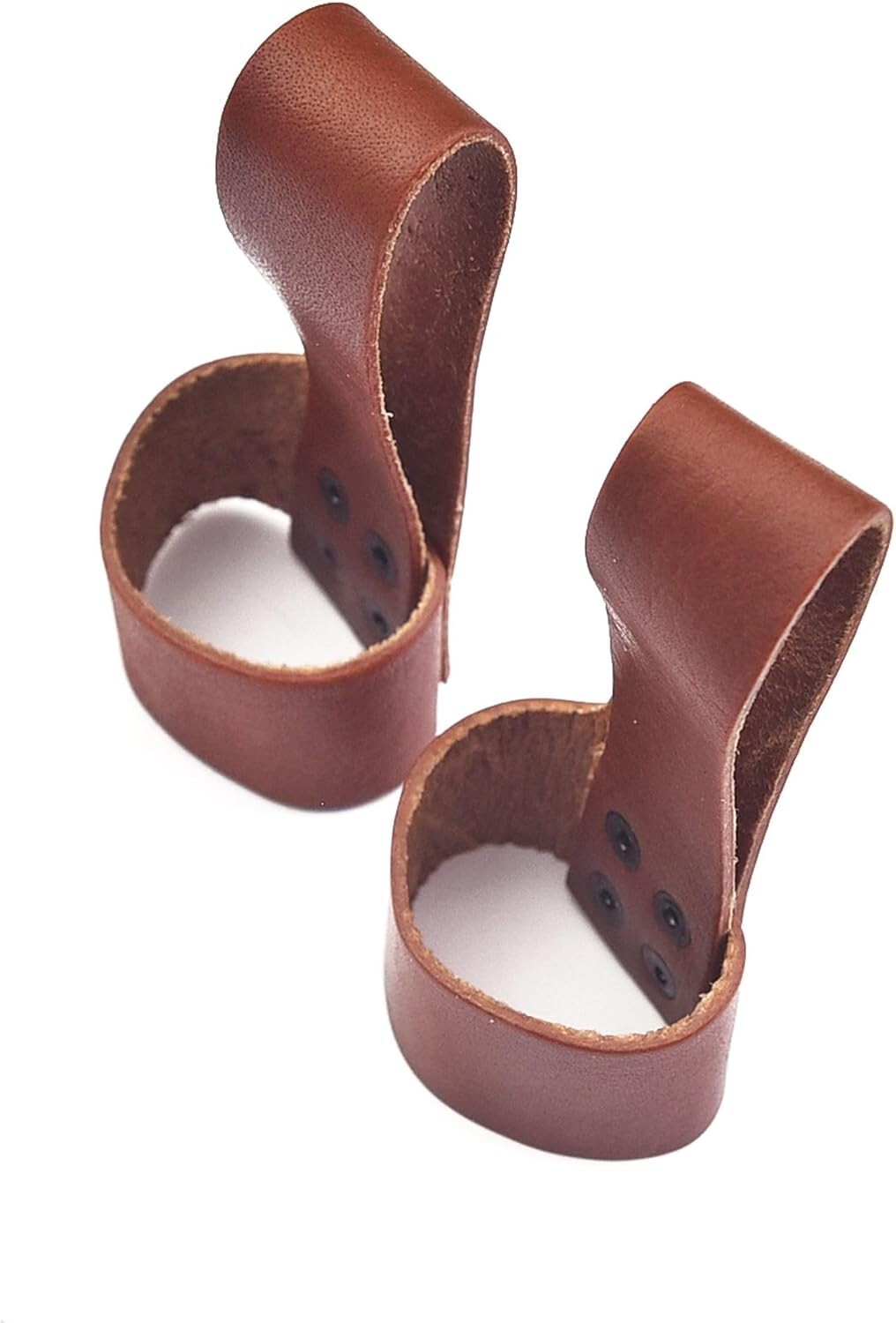 2 Pack Leather Axe Hammer Holster Belt Loop Tool Holder Heavy Duty Brown