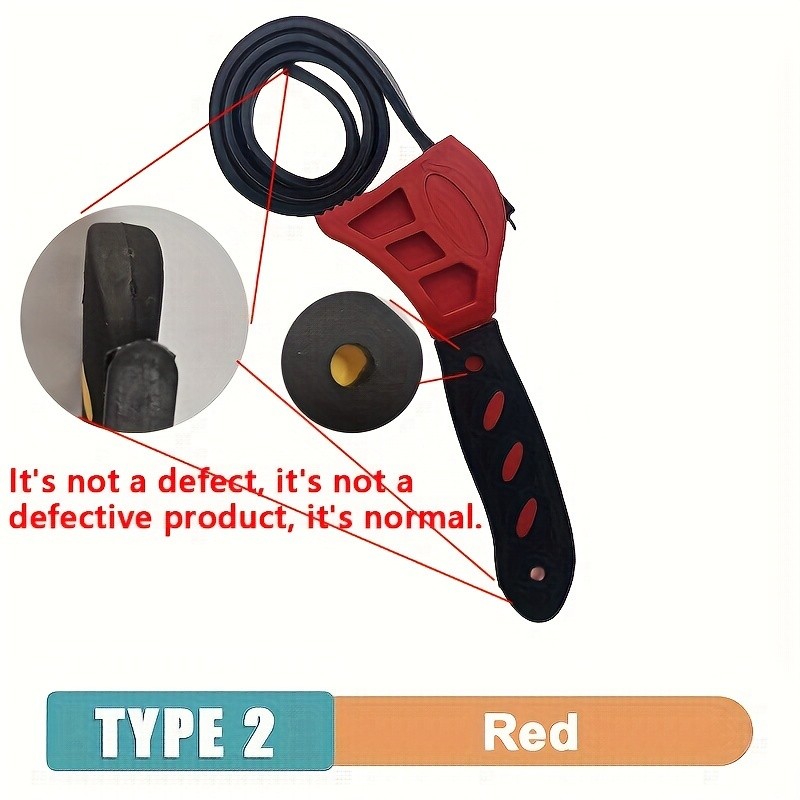 1pc Sturdy Adjustable Belt Wrench – Opener for Efficient Oil Filter Removal​