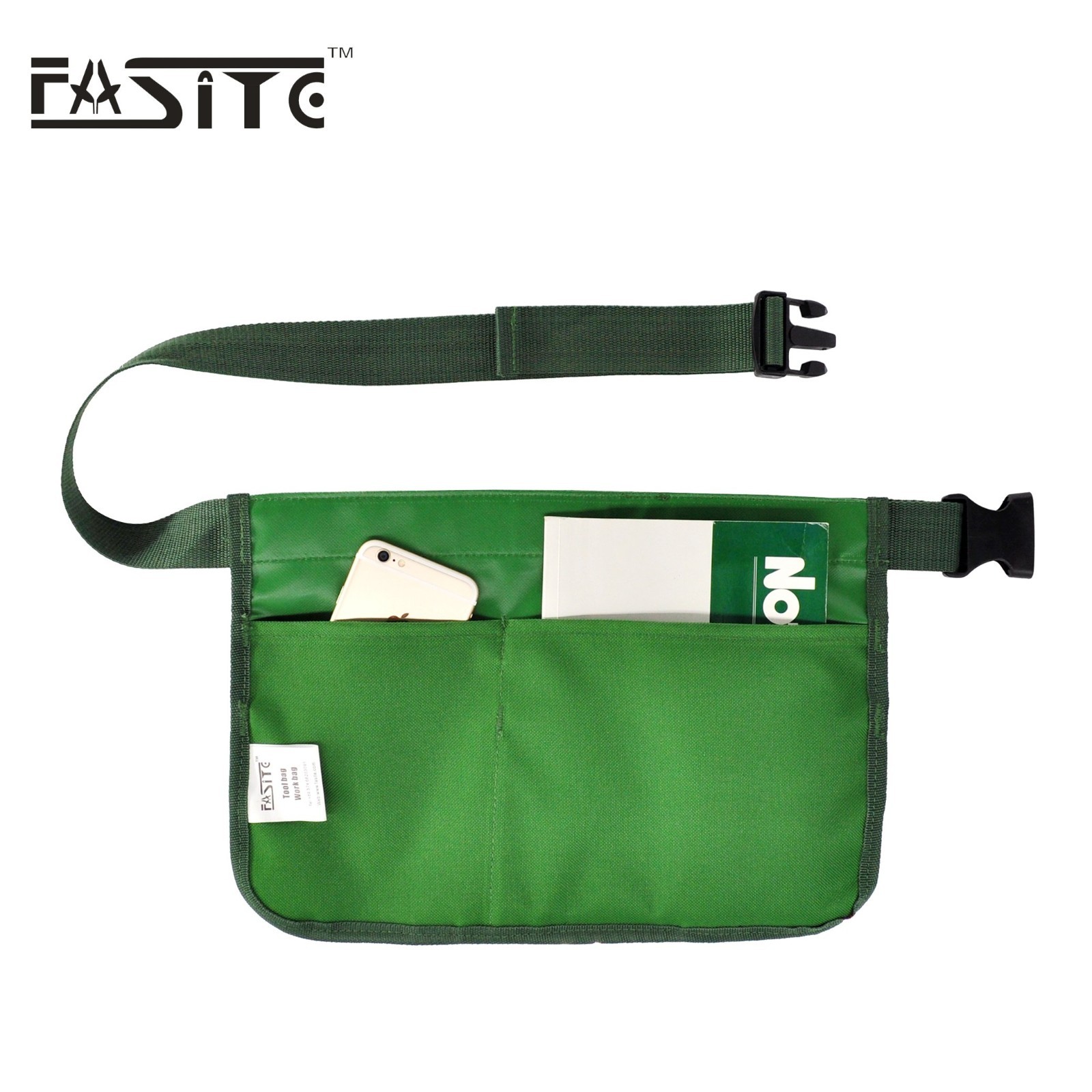 Waterproof Gardening Tool Waist Bag Belt, 7-Pocket Apron for Men & Women, Adjust