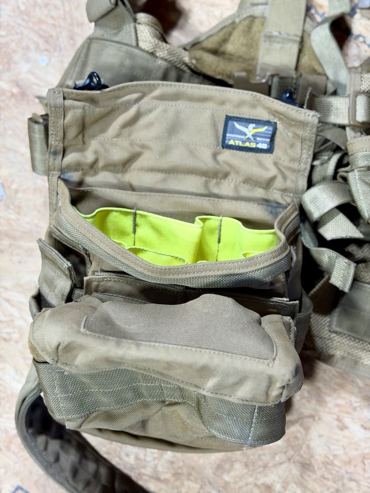 Atlas 46 Stratos Open Core Tool Vest With Tool Pouch Drill Save! Diamondback