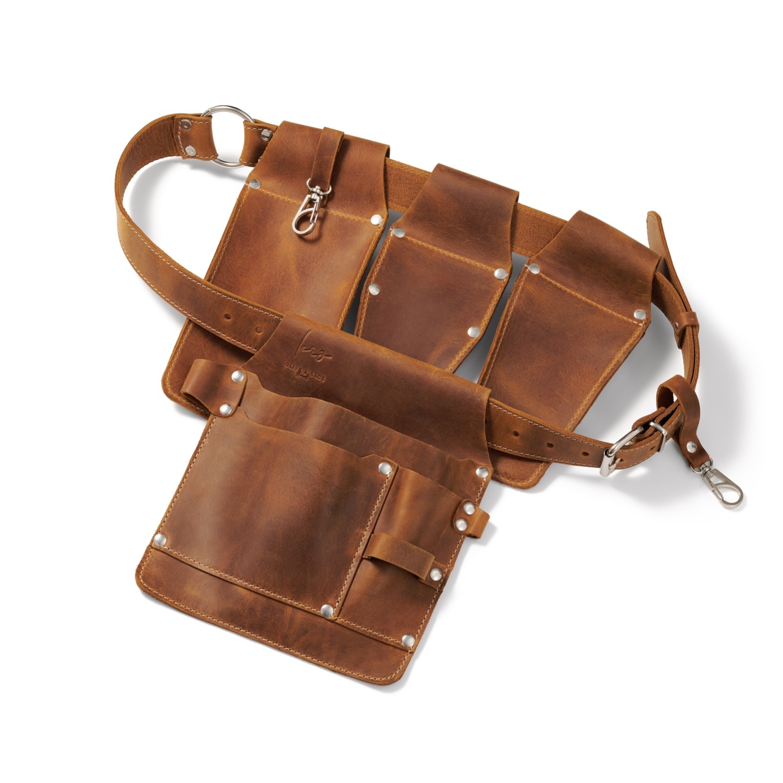 Adjustable Garden Belt — Leather Tool Belt. FLORIST tool belts. Leather belt.