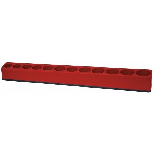 Westward 5Nne6 Socket Tray With Polypropylene, 1 5/8 In H X 14 In W