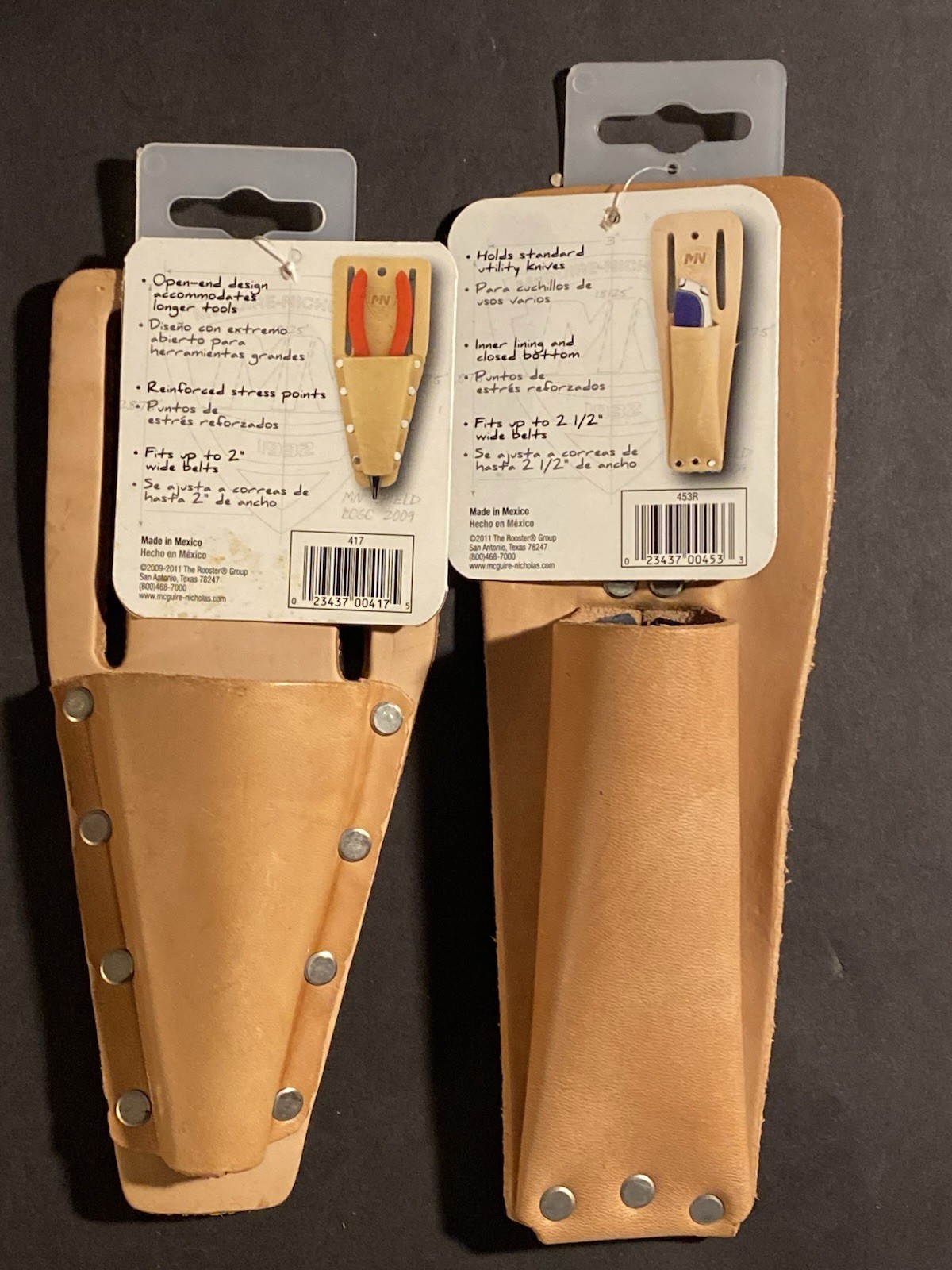 McGuire-Nicholas Utility Knife Sheath and Open End Plier Holder