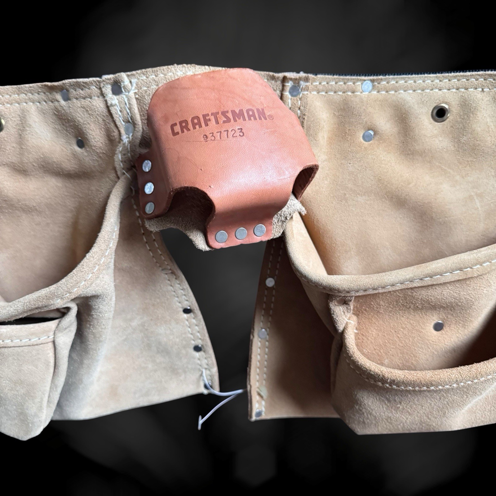 Craftsman Heavy Split Cowhide 937723 Tool Belt Work Construction * NICE *