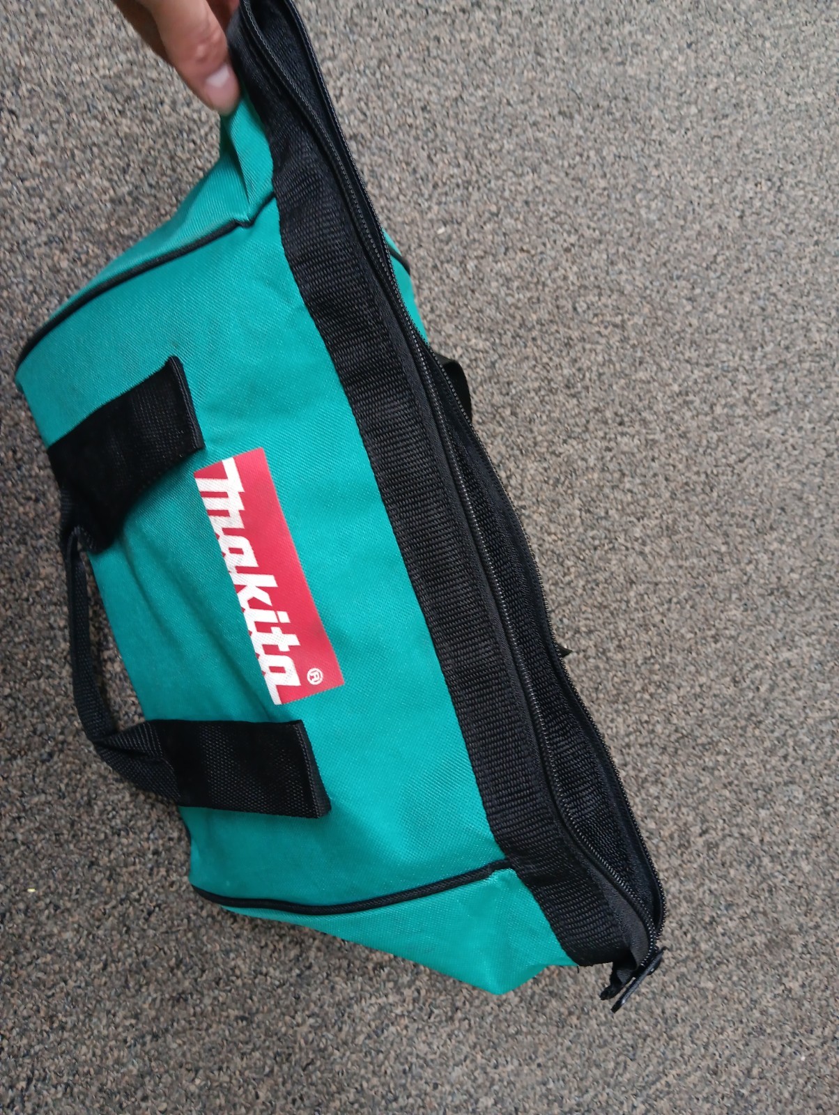 Makita 11”inch Small Contractors Tool Bag 11”x10”x8” Blue / Black – Used Lightly