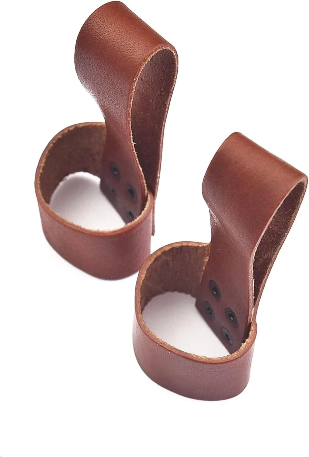 2 Pack Leather Axe Hammer Holster Belt Loop Tool Holder Heavy Duty Brown Leather