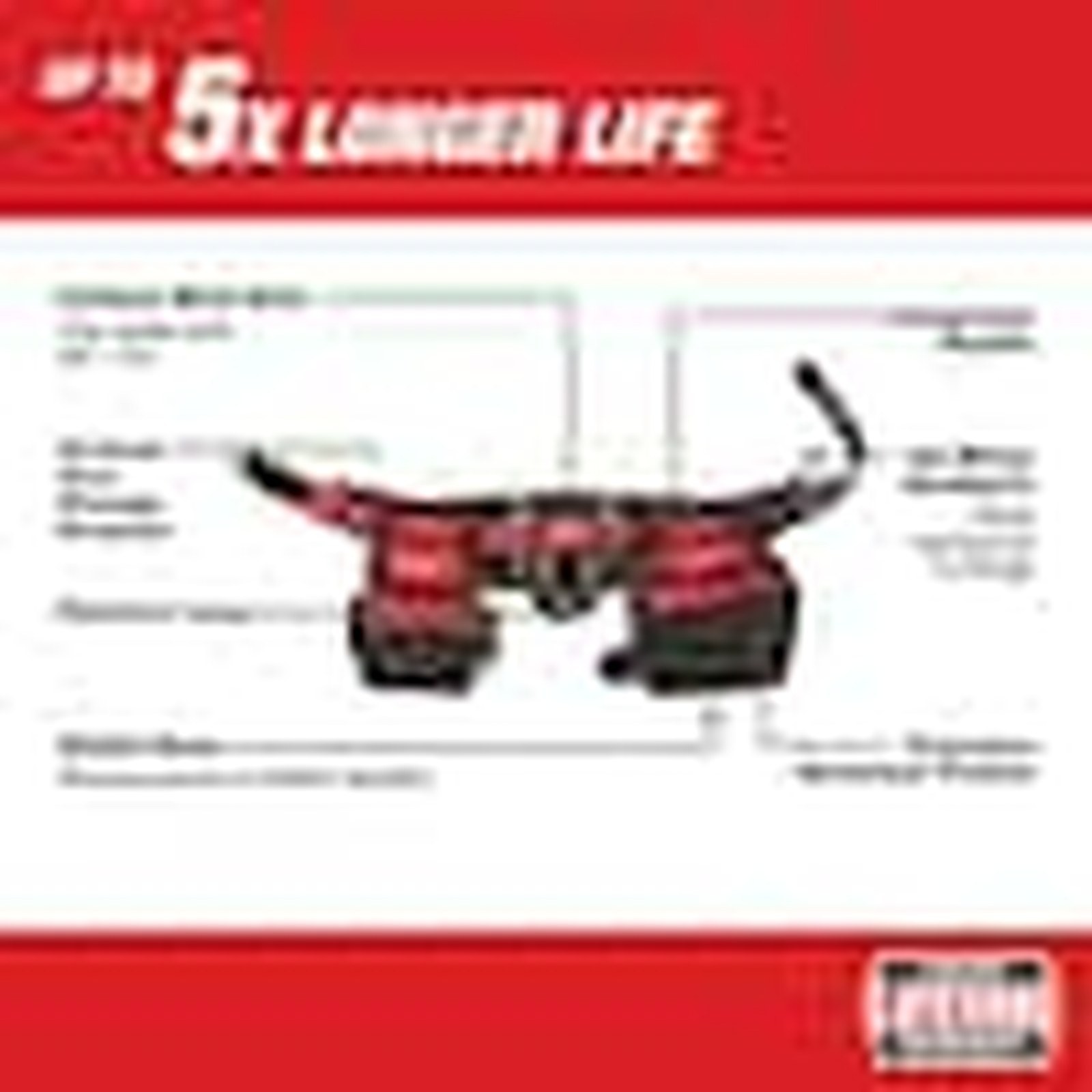 Milwaukee Adjustable Electricians Work Waist Tool Belt 48-22-8110