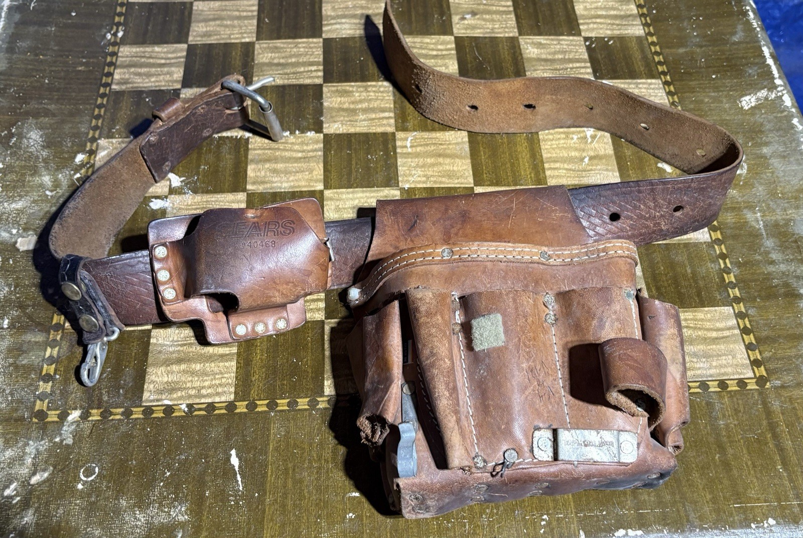 Vintage Electricians Or Carpenters Jural Leather Tool Belt