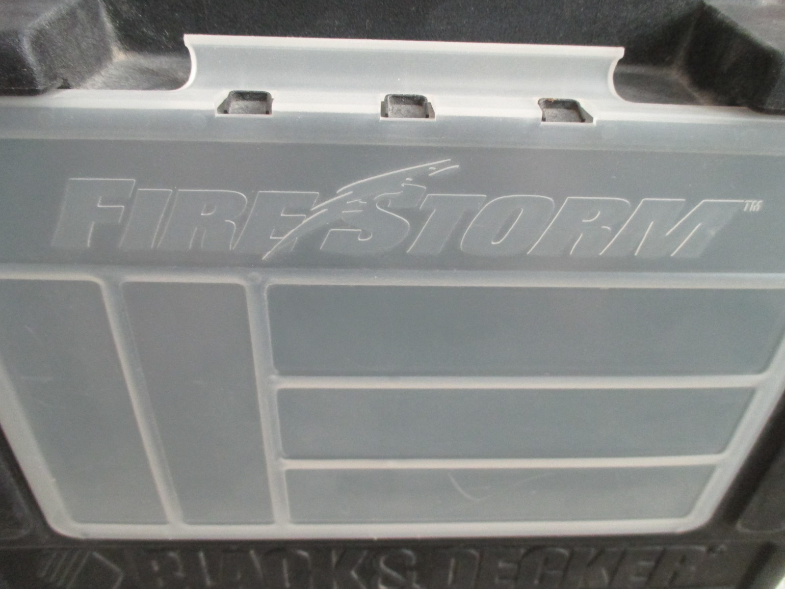 BLACK DECKER FireStorm Contractor Tool Case fits Cordless Drill kits l4″x13″x5″