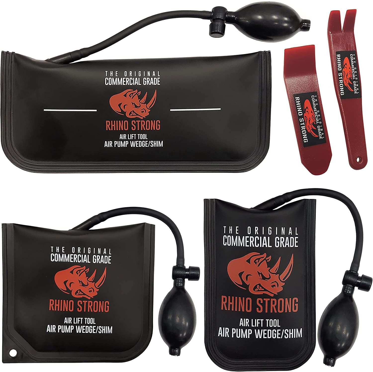 The Original Rhino Strong Commercial Grade Air Wedge Bag Pump Professional Level