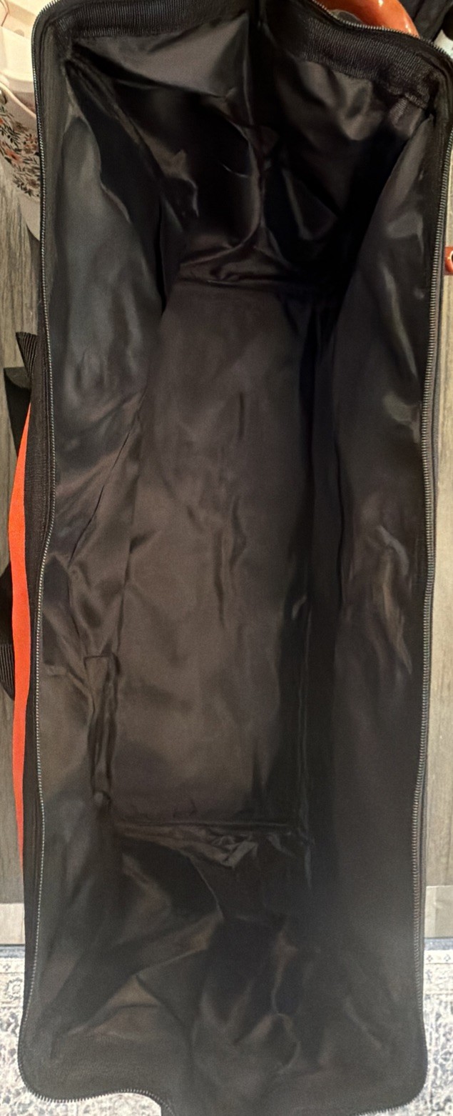 MAX Built For Performance Large Tool Duffel Bag 23.5 x 13.5 x 9” Orange Black