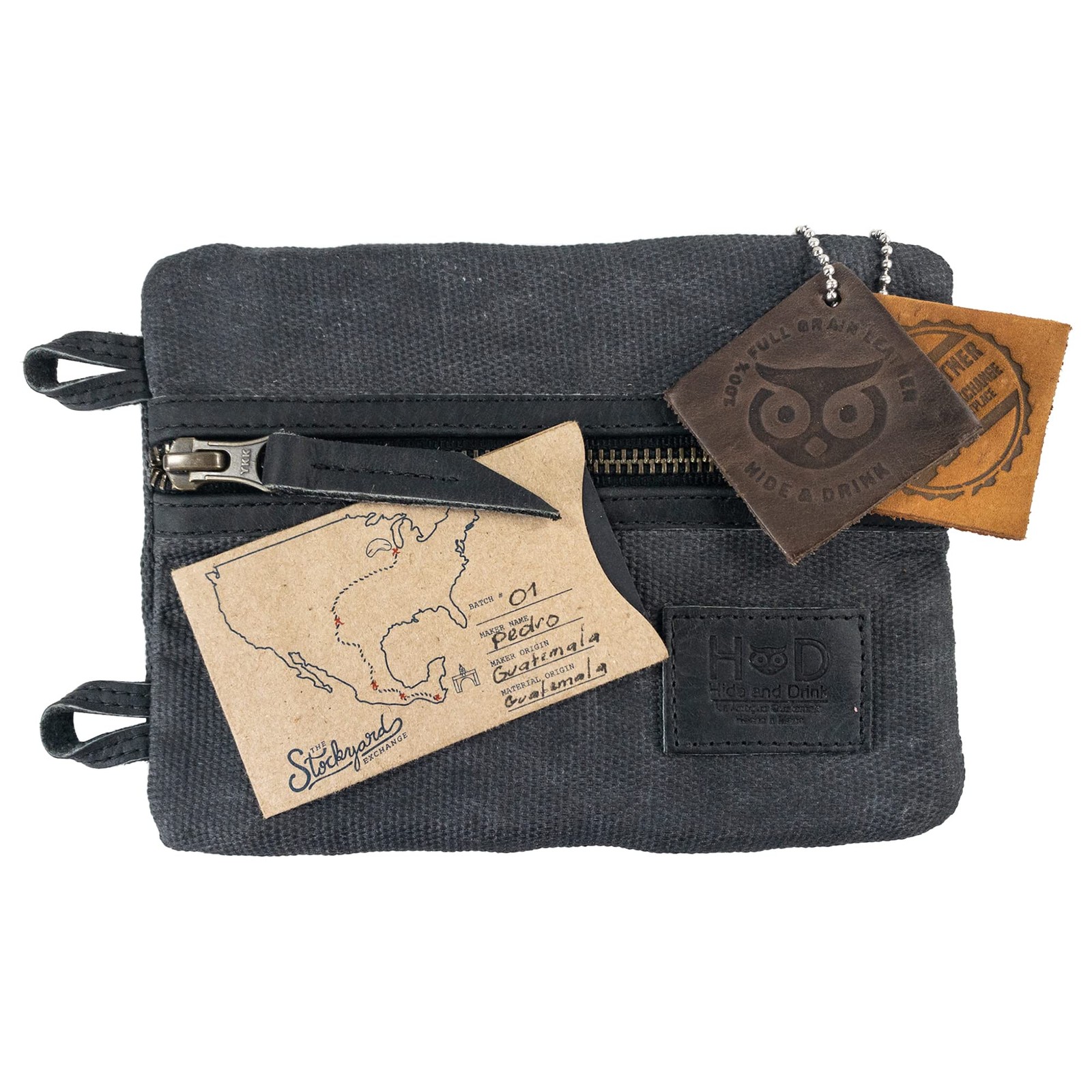 Hide & Drink, Multi-Tool Pocket Pouch XL, Compact Multipurpose EDC Zippered B…
