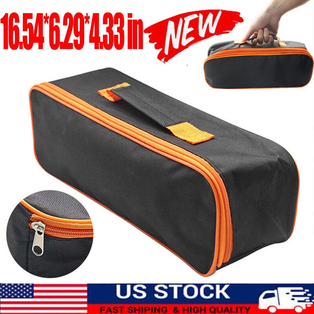 Portable Tool Wrench Roll Spanner Case Oxford Cloth Storage Bag Zip Up Pouch