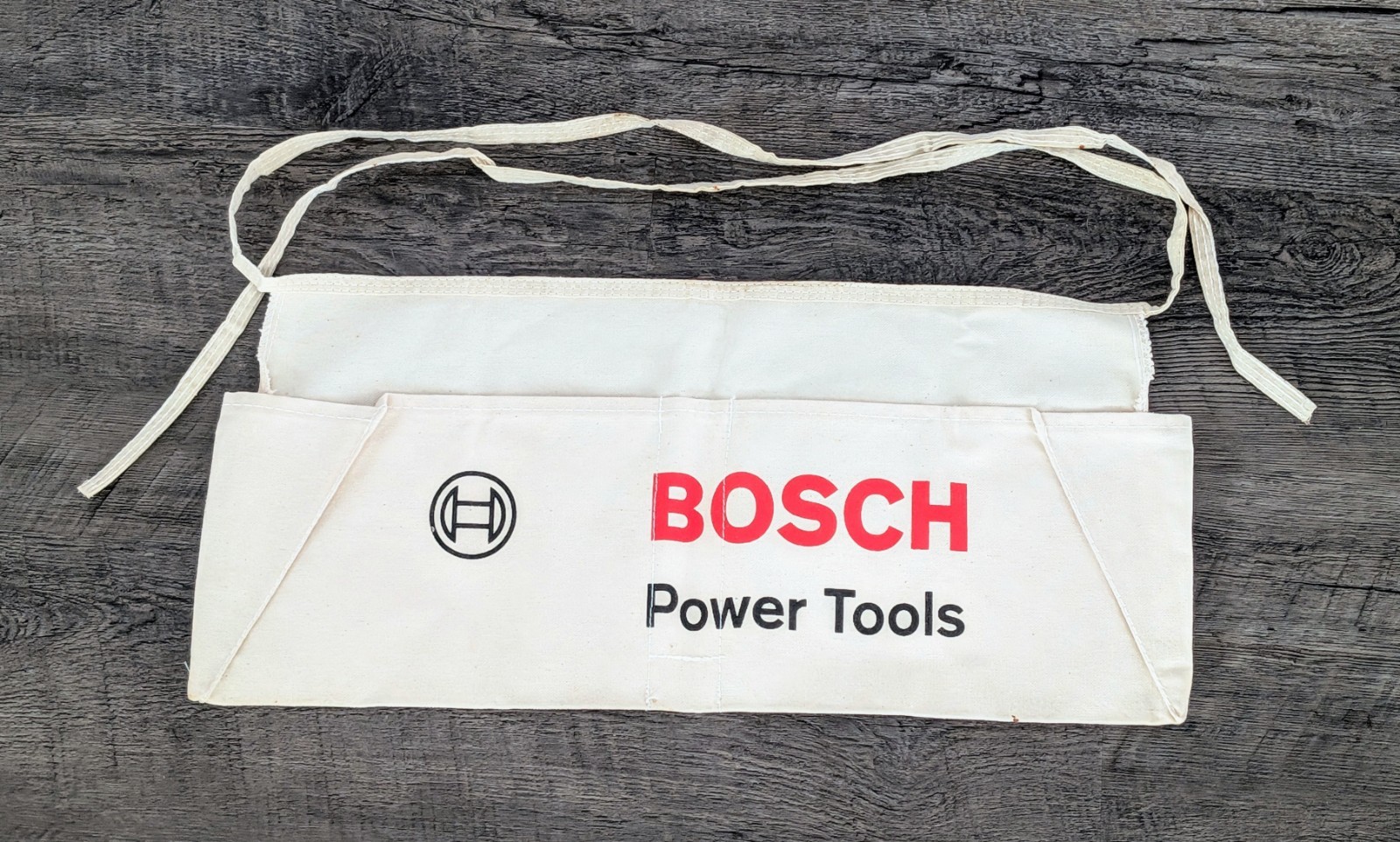 Bosch Power Tools Vintage 19″ Soft Canvas 3 Pocket Contractors Tool Apron