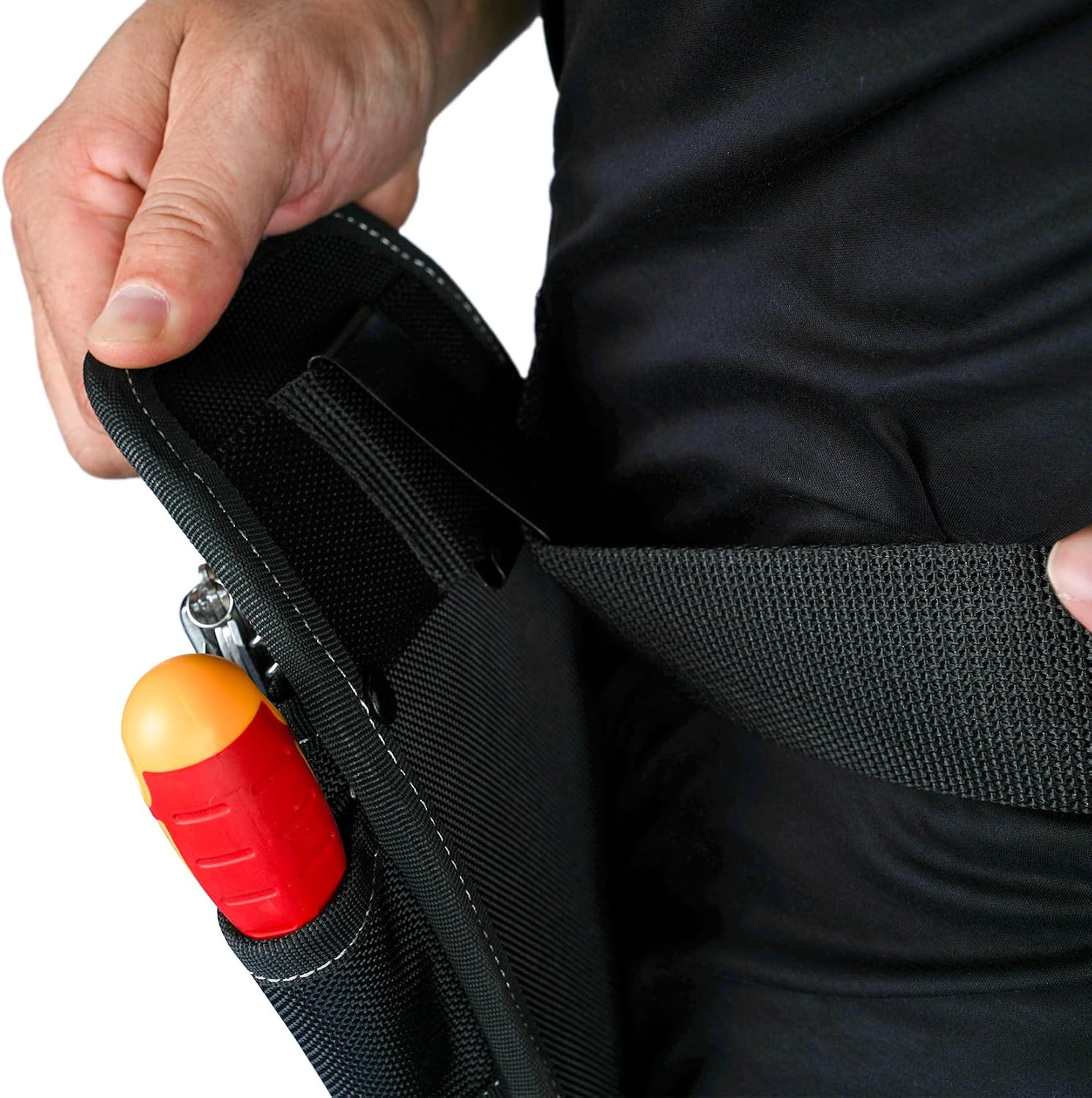 Small Tool Pouch with Belt Clip,Small Tool Holder Pouch, Min Work Organizer Tool