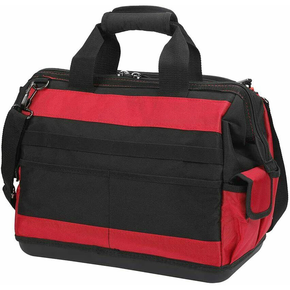WORKPRO 16″ Wide Mouth Heavy Duty Tool Bag Tool Tote Storage 40Pocket Zipper Bag