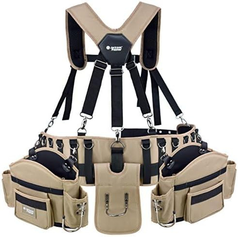 Professional Tool Belt – Comfort Rig Tan & Black