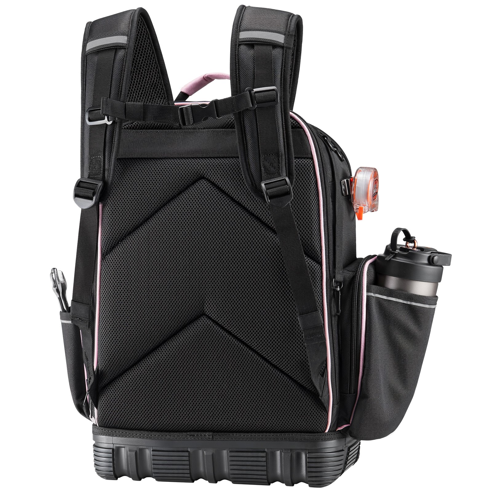 VEVOR Tool Backpack 56 Pockets Tear-resistant Jobsite Backpack for Electrician