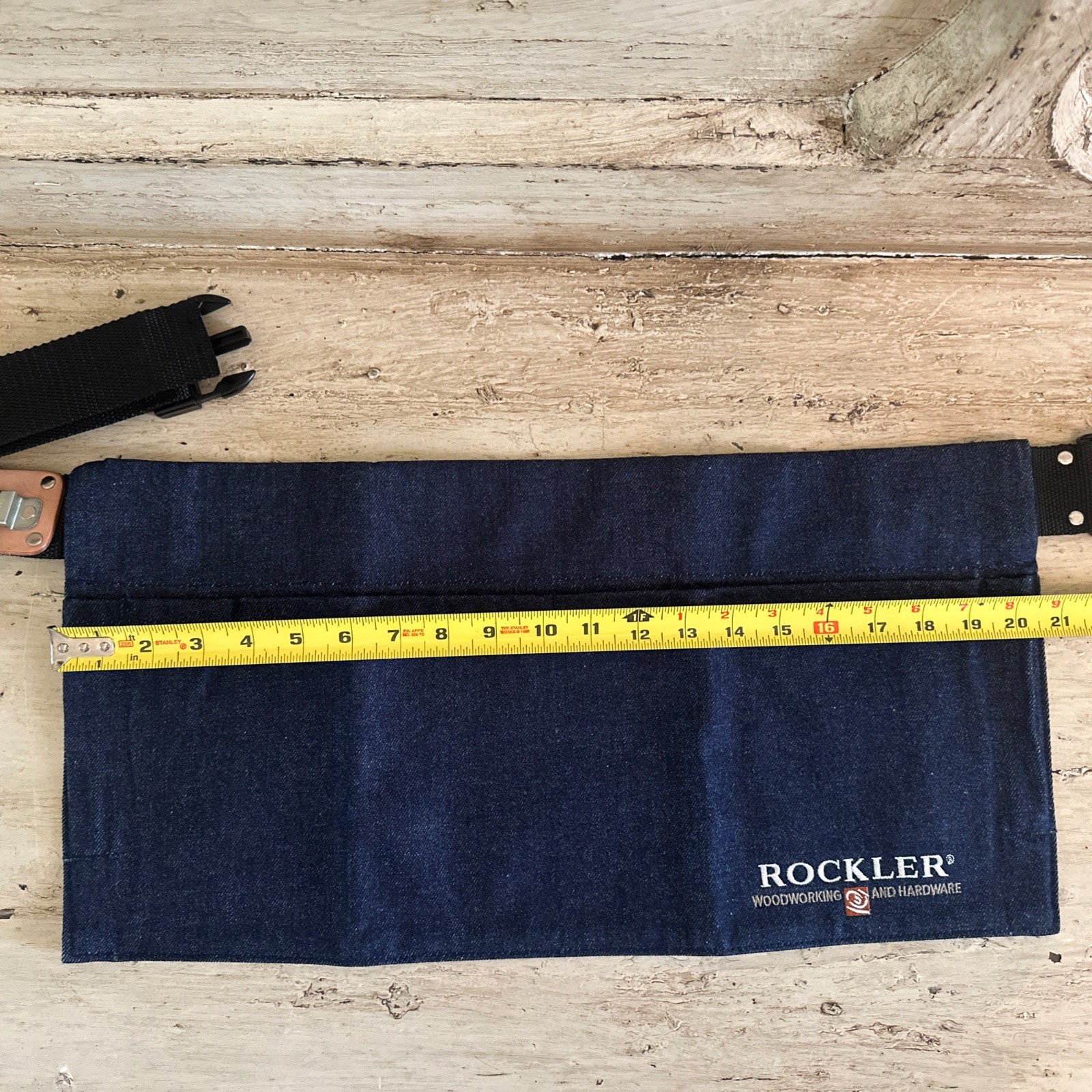Rockler Woodworking & Hardware Tool Belt Denim Material Cabinet Maker’s